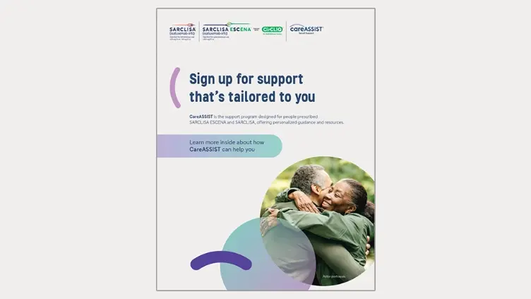 Thumbnail of downloadable CareASSIST® Patient Brochure