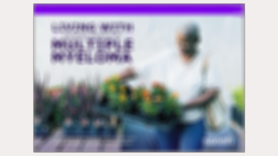 Thumbnail of downloadable Living with My Disease brochure