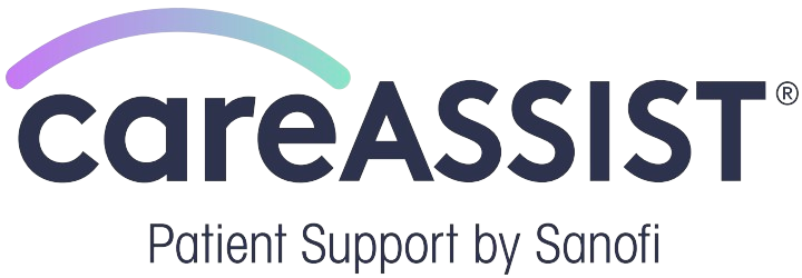 CareASSIST patient support by Sanofi logo